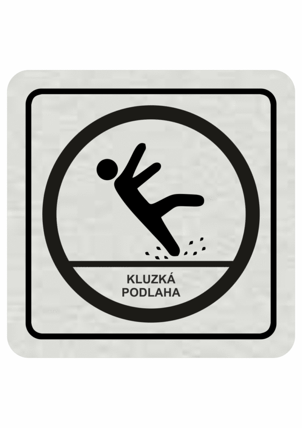 Piktogram - Pozor kluzká podlaha