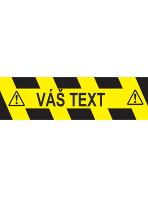 Podlahový nápis VÁŠ TEXT