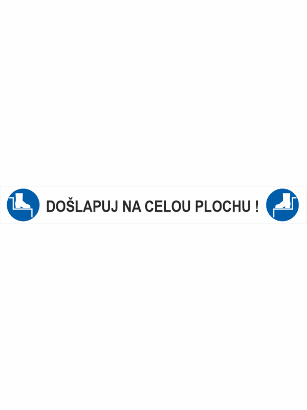 Došlapujte na celou plochu