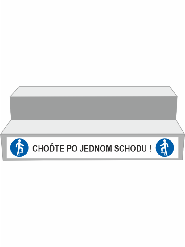 Choďte po jednom schodu