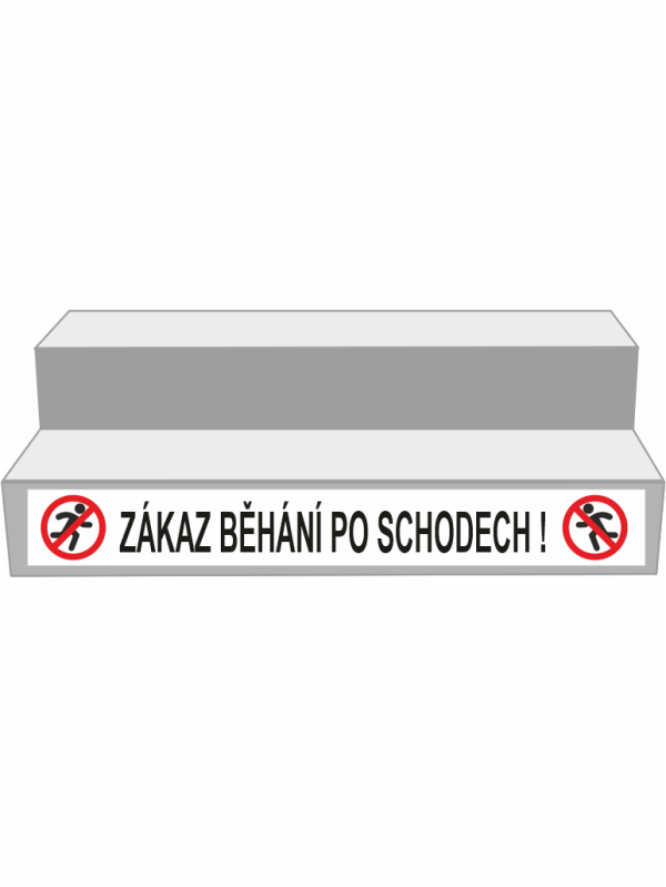 Zákaz běhání po schodech