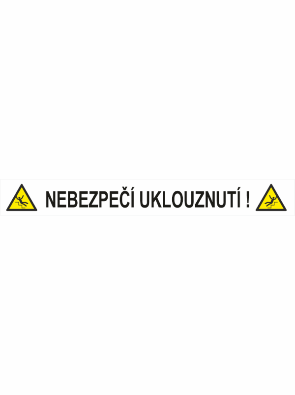 Nebezpečí uklouznutí