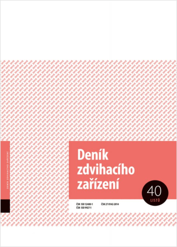 Deník zdvihacího zařízení