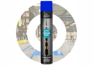 Značkovací spreje a barvy - Spreje pro podlahové značení: Značkovací sprej TRACING PLUS modrý