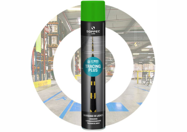 Značkovací spreje a barvy - Spreje pro podlahové značení: Značkovací sprej TRACING PLUS zelený