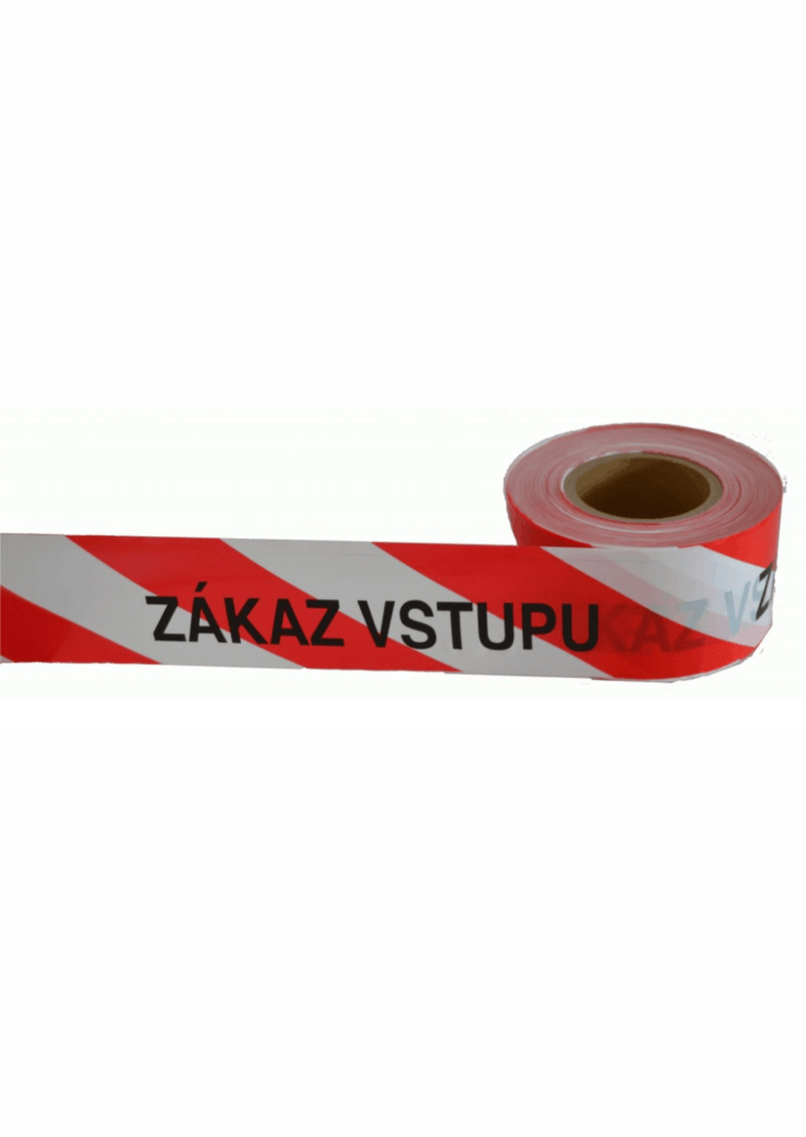 Výstražné pásky vytyčovací č/b – ZÁKAZ VSTUPU | KRIŽAN - safetyshop