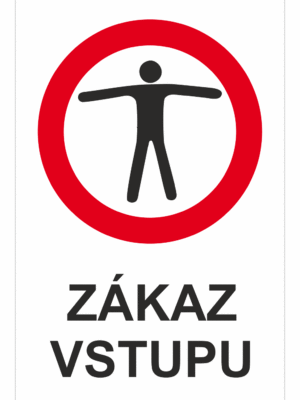 Značení budov - Označení zimních středisek a rezortů: "Zákaz vstupu"