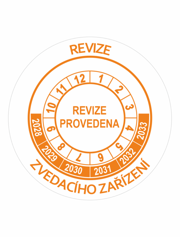 Revize zvedacího zařízení 2028-2033