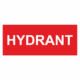 Bezpečnostné požiarne značky - Textová značka: Hydrant