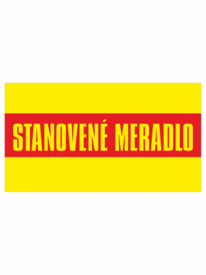 Kontrolní a kalibrační značenie - Kalibrační štítok: Stanovené meradlo