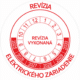 Kontrolné a kalibračné značení - Koliesko na 6 rokov: Revízia elektrického zariadenia / Revízia vykonaná 2025-2030