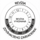 Kontrolné a kalibračné značení - Koliesko na 6 rokov: Revízia zdvíhacieho zariadenia / Revízia vykonaná 2024-2029