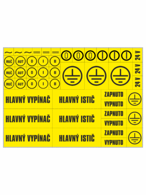 Elektro značenie - Symboly a aršíky: Arch kombinovaný