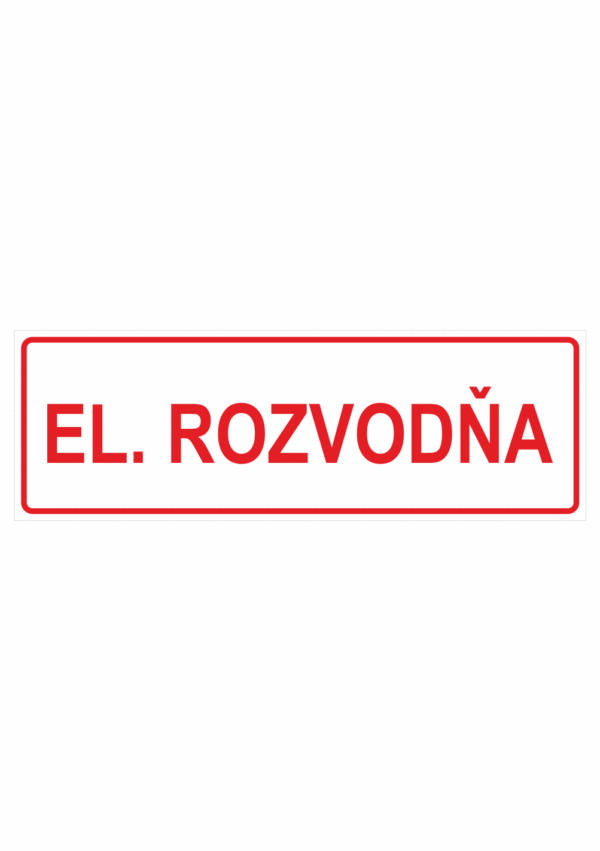 Elektro značenie - Energo texty: El. rozvodňa