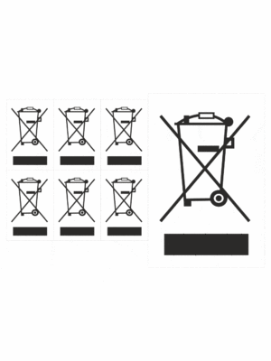 Značenie strojov a zariadenie: Symbol WEE