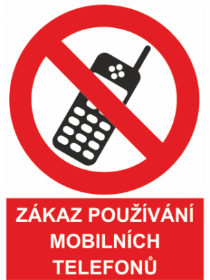 Zákaz používání mobilního telefonu