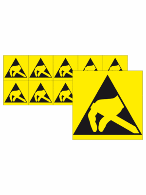 Elektro značenie - ESD značky: Základný symbol aršík