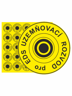 Elektro značenie - ESD značky: Uzemňovací rozvod pro ESD