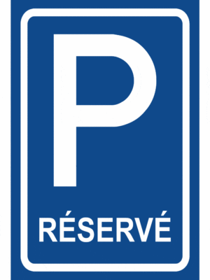 Značenie budov a priestorov - Parkovanie: Parkovisko réservé