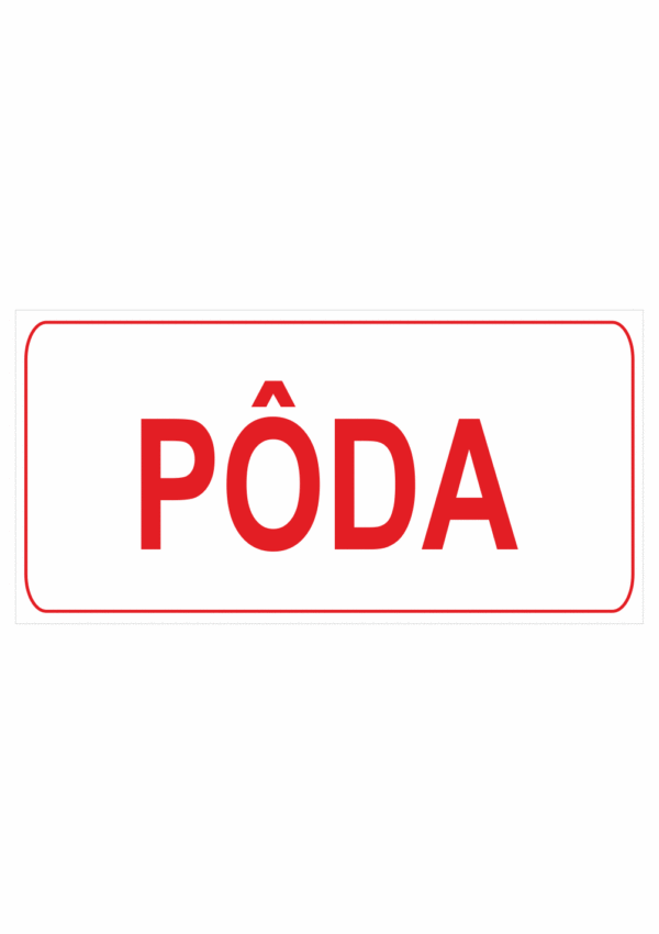 Značenie budov a pristor - Označenie miestností textom: Poda