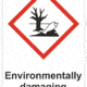 Označenie obalov nebezpečných látok - GHS symboly s textom: Environmentally damaging