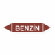 Značenie potrubí - Obojsmerné šípky bez symbolu: Benzín