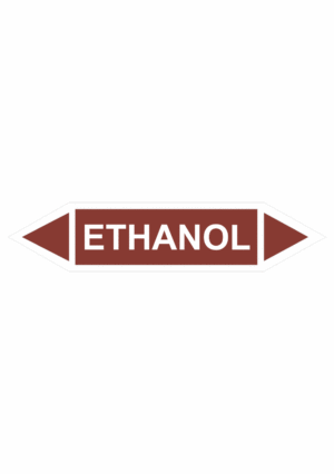 Značenie potrubí - Obojsmerné šípky bez symbolu: Ethanol