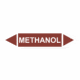Značenie potrubí - Obojsmerné šípky bez symbolu: Methanol