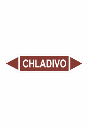 Značenie potrubí - Obojsmerné šípky bez symbolu: Chladivo