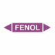 Značenie potrubí - Obojsmerné šípky bez symbolu: Fenol