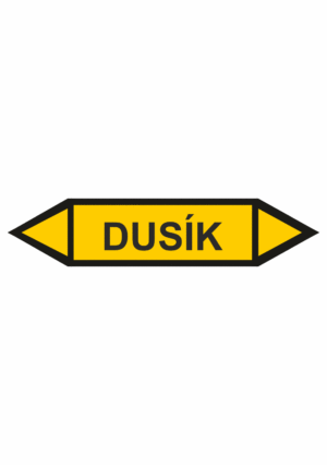 Značenie potrubí - Obojsmerné šípky bez symbolu: Dusík