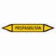 Značenie potrubí - Obojsmerné šípky bez symbolu: Propanbutan