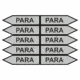 Značenie potrubí - Jednosmerné šípky: Para (Text)