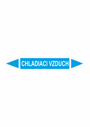 Značenie potrubí - Obojsmerné šípky bez symbolu: Chladiaci vzduch