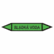 Značenie potrubí - Obojsmerné šípky bez symbolu: Sladká voda