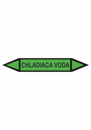 Značenie potrubí - Obojsmerné šípky bez symbolu: Chladiaca voda