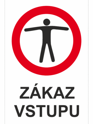 Značenie budov a priestorov - Zimné strediska a rezorty: Zákaz vstupu