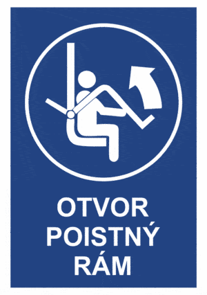 Značenie budov a priestorov - Zimné strediska a rezorty: Otvor poistný rám