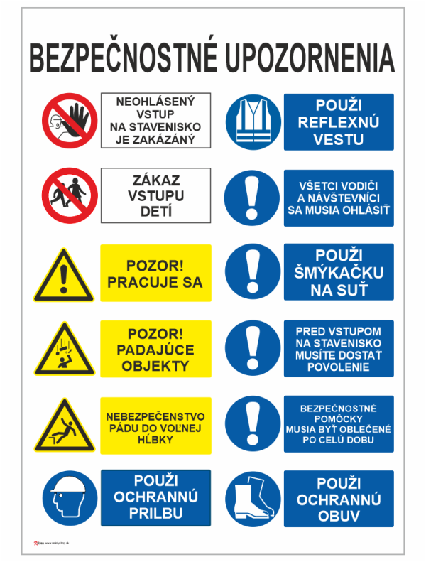 BEZPEČNOSTNÉ UPOZORNENIA