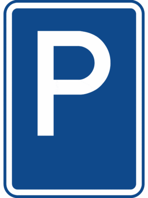 Plechové dopravné značky - Informativné značenie: Parkovisko