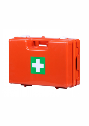 Lékárničky a první pomoc - Lékárničky s náplní: Plastový kufřík s přihrádkami (střední)