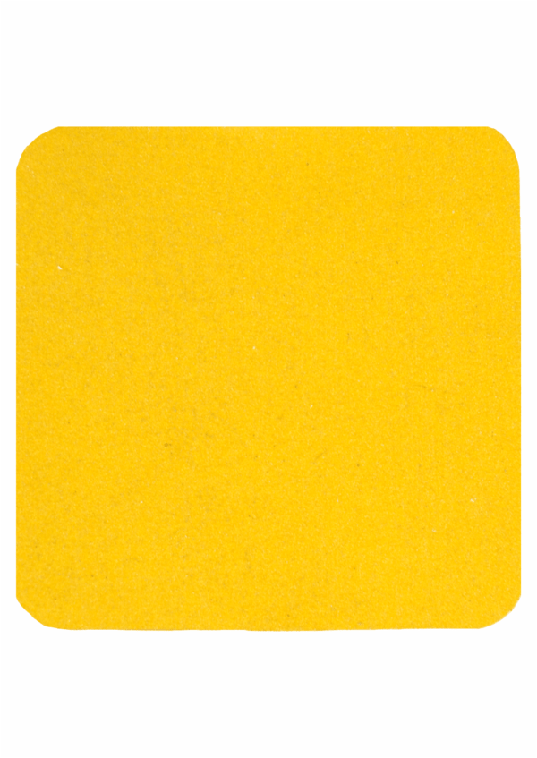 Protiskluzové pásky a desky - Abrazivní pásky: Protiskluzový čtverec žlutý