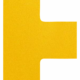 Podlahové značení - Napojení pásu: T křižovatka žlutá