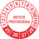 Revizní a kalibrační kolečka - 4 Roky: Revize provedena 2025-28