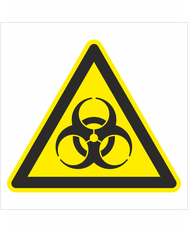 Výstražná bezpečnostná značka - Symbol bez textu: Biohazard – Biologické riziko