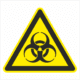 Výstražná bezpečnostná značka - Symbol bez textu: Biohazard – Biologické riziko