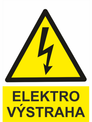 Výstražné tabulky Elektro