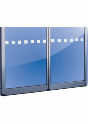 Označení prosklených ploch dveří a oken