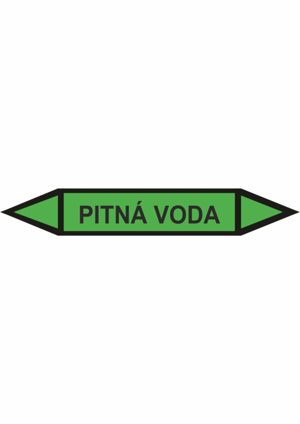 Oboustranná šipka - Pitná voda