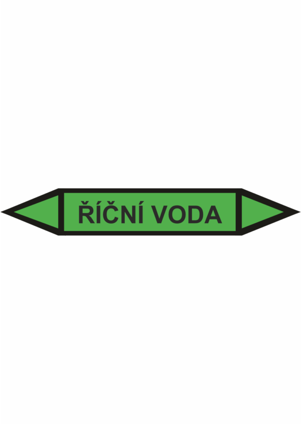 Oboustranná šipka - Řiční voda